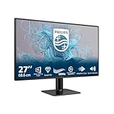 Philips 25E2N2500 - Monitor 27 Pulgadas QHD, 120Hz, LCD, IPS, 1 ms MPRT, Adaptive Sync., HDR10 (2560x1440, 1x HDMI, 1x DP), Negro