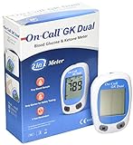 On Call GK Dual - Medidor de doble función para cetona en sangre y glucosa. Atención: Sólo el aparato de medición, otros accesorios están disponibles por separado.