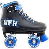 SFR Vision II Black/Blue Kids Quad Roller Skates - UK Jnr 11 by SFR