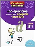Vacaciónes Santillana, Cuaderno para Lengua, Ortografía y Gramática, 4 Educación Primaría (CUADERNOS)