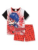 Miraculous Ladybug - Pijama corto de verano para niñas de 3 a 11 años, rosso, 5-6 Años