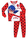 Miraculous Ladybug - Pijama para niñas Ladybug - Ajuste Ceñido - 6-7 Años
