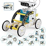 Robot Solar, 13 en 1 Robot Juguete Niño Maqueta Coche Juegos de Construcción Robótica Educativa al Aire Libre Experiencias Científicas Regalo para Niño Niña 10 11 12 13 14 Años