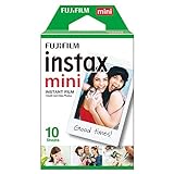 Fujifilm instax mini Brillo - Película fotográfica instantánea (10 hojas)