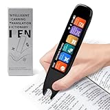 panthem Lápiz traductor de escaneo con salida de voz, traductor de voz en tiempo real para 142 idiomas, pantalla táctil, lápiz de lectura inteligente, lápiz de traducción para voz, texto, dislexia