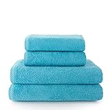 Top Towel - Juego de 2 Toallas de Manos y 2 Toallas de baño o Ducha - Juego de Toallas -100% Algodón - 500g/m2