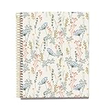 Miquelrius - Cuaderno A5 liso, Libreta con 100 hojas en blanco con 4 bandas colores para organizar, Papel opaco de 70 g/m², 2 taladros para archivar, Espiral, Day