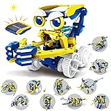 Buoeuik Robot Solar, Stem Kit Robotica Creativo Manualidades Robot Juguetes Niño Ciencia Experimento Construcciones Juegos Educativos Regalo Navidad Cumpleaños para Niños Niñas 8 9 10 11 12 Años