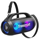 Tronsmart Bang SE Altavoz Bluetooth, 40W, Portátil Potente, Luces Led, IPX6, 24H de Reproducción, Sonido Estéreo, Aux y Powerbank, Exterior con Bluetooth 5.3 para Fiestas