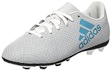 adidas X 17.4 FxG J, Botas de fútbol Unisex niños, Multicolor (FTWR White/Energy Blue/Clear Grey), 32 EU
