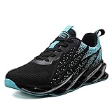 Sumateng Zapatos para Correr Tenis para Hombres Mujers Calzado Deportivo Casual Running Gym Outdoor Zapatillas de Deporte Sport Black Blue42