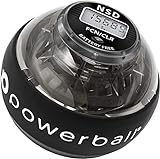 Powerball NSD 280Hz Autostart Ejercitador de Brazo, y Fortalecedor de Antebrazos, Mano y Muñeca, Negro (Hybrid Pro)