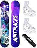 AIRTRACKS SNOWBOARD SET - TABLA RED SNAKE MUJER 140 - FIJACIONES MASTER W S - SB BOLSA