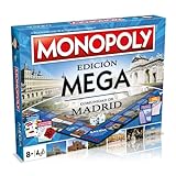 Winning Moves Mega Monopoly de la Comunidad de Madrid - Juego de Mesa de las Propiedades Inmobiliarias - Versión en Español (WM02093-SPA-6)