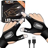 KEZKALS Regalo para Hombre Mujer, Guantes Con Luz LED, Ideas Regalo Hombre Mujer Original dia del Padre Madre San Valentín Navidad