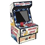 Mini máquina de Juegos Arcade de 2.8 ”RHAC06 156 Juegos portátiles clásicos El Mejor Juguete electrónico para niños y Adultos con Pantalla Colorida y batería Recargable