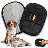Mablik® Guante Quitapelos Mascotas, 2 uds. Manopla Quita Pelos Mascota para Gatos y Perros, Reutilizables con Tejido Electrostático | Limpia Sofás, Ropa y Alfombras (2 Guantes)
