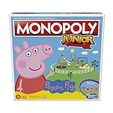 Juego Monopoly Junior: Peppa Pig Edition de 2 a 4 Jugadores, para niños a Partir de 5 años