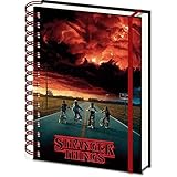 Stranger Things Minde Flayer - Cuaderno de notas en espiral (tamaño A5), diseño de flores
