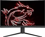 MSI Optix G24C4 - Monitor curvo Gaming de 23.6 ' LED FullHD 144 Hz (1920 x 1080 p, Ratio 16:9, Panel VA, Anti-Glare, 1ms GTG), negro, compatible con consolas