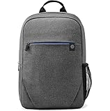 HP Prelude Mochila para Portátiles de hasta 15,6' - (Tejido Resistente al Agua, Bolsillo Protector Acolchado, Ultraligera) - Gris