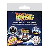 Pyramid International Back To The Future - Badge Pack, Multicolor, 10 x 12.5 x 1.3 cm