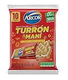 Arcor Turrón relleno con pasta de cacahuete 10u (250g)