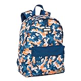 Mochila Escolar Americana Fortnite Blue Camo - Compartimento Principal y Bolsillo Frontal - Portaordenador e Interior Forrado - Tirantes Ergonómicos y Acolchados - 41 x 31 x 13.5 cm - Toybags