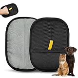 T TENEGIL Guante Quita Pelo Gato, Manopla Quita Pelos Mascota, Removedor de Pelo, Quitapelos Perro, Guante Reutilizable Quita Pelo Mascota (1 Unidad), Ideal para Uso Dario.