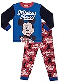Pijama infantil Disney Mickey Mouse W18 de 1 a 5 años Azul azul 6-9 Meses