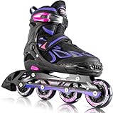 2PM Sports Ajustables Patines en Línea para Niñas y Niños Mujer Hombre, Tallas 30-33, 34-37, 38-41 y 42-44 (M 34-37)