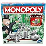 Monopoly Game, Family Board Game for 2 to 6 Players, Monopoly Board Game for Kids Ages 8 and Up, Includes Fan Vote Community Chest Cards, Package May Vary
