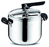 Lagostina 8002531498280 - Olla a presión, plata, 7 L
