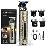 YIDON Maquina de Afeitar Hombre y Maquina de Cortar Pelo, Cortapelos Hombre con Carga Tipo-C, Recortadora de Barba Fuselaje Impermeable IPX6, Set Completo con Magnéticos Peines, Uso Húmedo y Seco