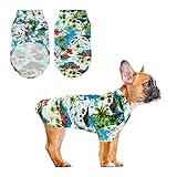 Camisetas Hawaianas para Perros Camisetas de Playa de Verano para Mascotas Camisetas con cocoteros Ropa para Cachorros Perro Gato (L)