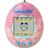 TAMAGOTCHI 42886-Mascota electrónica Virtual con Pantalla, 3 Botones y Juegos, Niños, Multicolor (Bandai 42886NBNP)