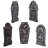 EXCEART 5 Piezas Halloween Rip Friedhof, decoración de Espuma, lápidas terroríficas, decoración para casa de jardín