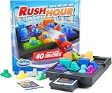 ThinkFun - Rush Hour | Juguetes Niños 8 Años o Más | Juego Mesa con 40 Desafíos | Juego de Mesa 8 Años Lógica | Rompecabezas Niños | Regalo Navidad
