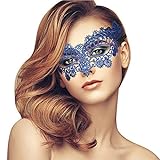 sky tears Encaje Máscara de Mascarada Veneciano Antifaz para Halloween Mascarada Carnaval Fiesta de Baile
