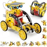 Hot Bee Robot Solar, Juguetes Niños 7 8 9 10 11 12 Años, Regalo Niño 7-12 Años, Kit Robotica Niños 8-10 Años, Juegos de Mesa