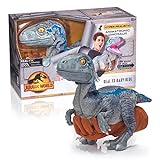 WOW! STUFF RS552098 REALFX Baby Blue Hyper-Realista Dinosaurio Animatronic llamativos Movimientos realistas y Sonidos Reales de películas | Regalos Oficiales de Jurassic World Dominion