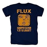TSP Flux compensador 1.21 gigavatios Camiseta para Hombre T-Shirt XXL Azul Oscuro