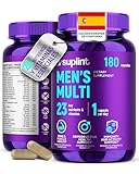 Multivitaminas Hombre Alta Potencia – Complejo Vitamínico Completo A-Z con Vitaminas y Minerales – 180 Cápsulas para 180 Días – Energía, Inmunidad y Salud – Multivitamínico Hombre Todo-en-Uno