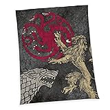 HERDING Game of Thrones Plaid 150 x 200 cm Polyester Multicolore