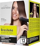 PLACENTA LIFE Be Natural Kit de Alisado Brasileño con Keratina, Verde – Alisado Profesional, Control del Frizz y Brillo Intenso
