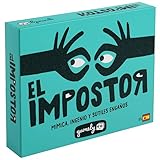 Gamely El Impostor | Divertido Juego de mímica e identidades secretas en Formato de Bolsillo – mentiras, conjeturas y Gestos discretos para Adultos, jóvenes y familias (Segunda Edición)