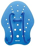 SEAC Hand Paddle Paleta para el Entrenamiento de natación en la Piscina y en el mar, Azul, M