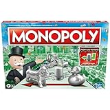 Monopoly Juego de Mesa clásico para la Familia de 2 a 6 Jugadores, para niños a Partir de 8 años, Multicolor