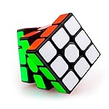 Cubo Mágico 3x3 Velocidad, Puzzle De Gran Resistencia, Speed Cube Rompecabezas Educativo para Niños Y Adultos, Tensión Ajustable, Adhesivos De Fibra De Carbono, 5.5 cm