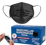 S&S Medical 100 Mascarillas Quirúrgicas Tipo IIR Certificado CE, Mascarilla médicas homologadas, 3 capas, Alta eficiencia filtración bacteriana mayor al 98%